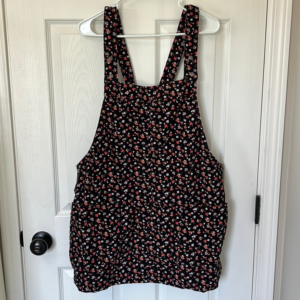 Xhileration Floral Overall Dress 2XL
